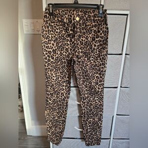 White house black market cheetah pants